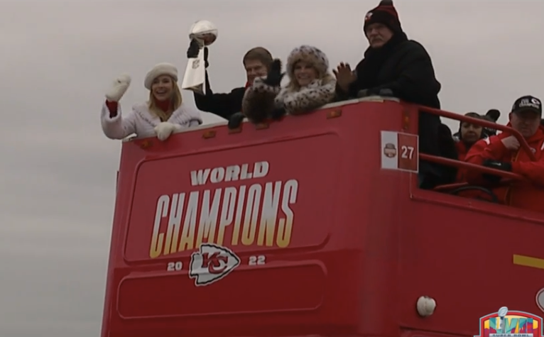 Chiefs parade trophy