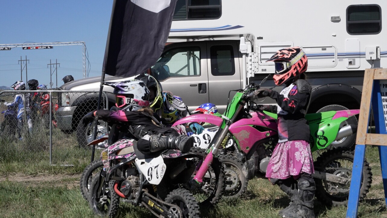 Young motocross rider