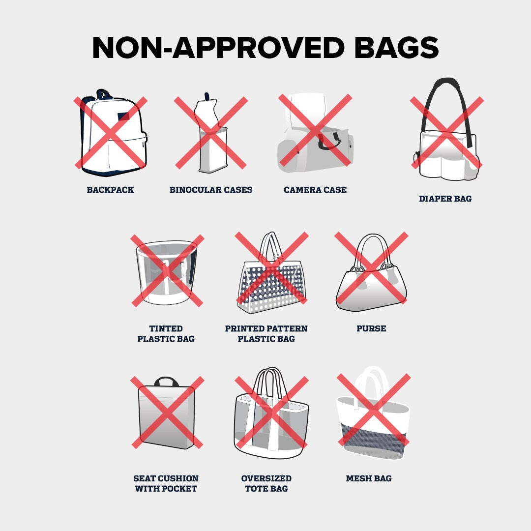 Empower Field at Mile High non-approved bags