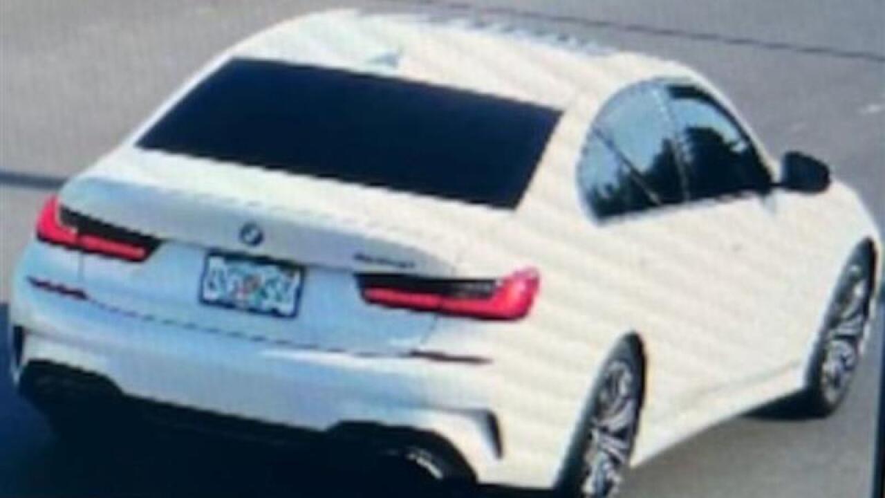 white bmw