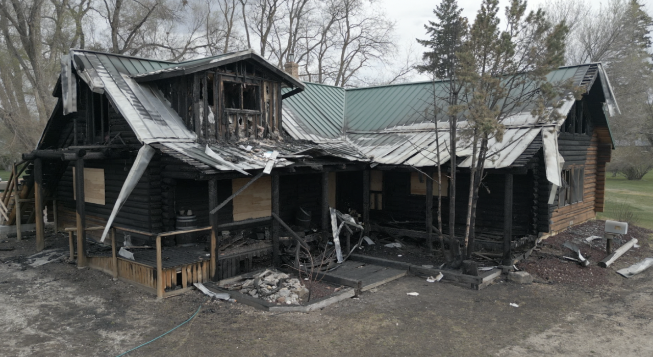 House burned Hamilton