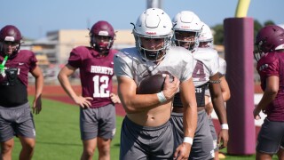 Flour Bluff senior running back Sam Smith