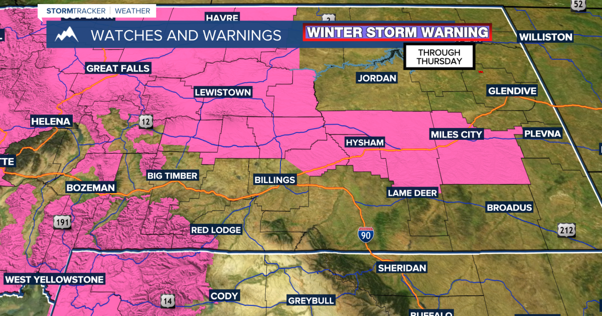 Q2 Billings Area Weather: Our next winter storm moves in today