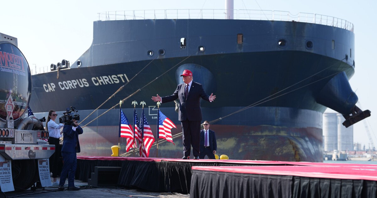 Trump visits Corpus Christi Friday to tout 'Drill Baby Drill' energy agenda ahead of Texas primary