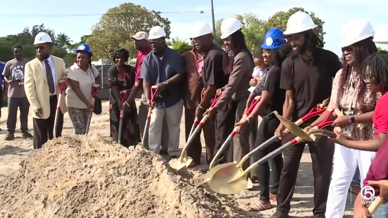 Corey Isle groundbreaking held on March 12, 2020 in Delray Beach.