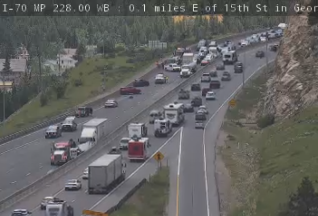 june 19 2024 crash on I-70 near Georgetown_Colorado Department of Transportation