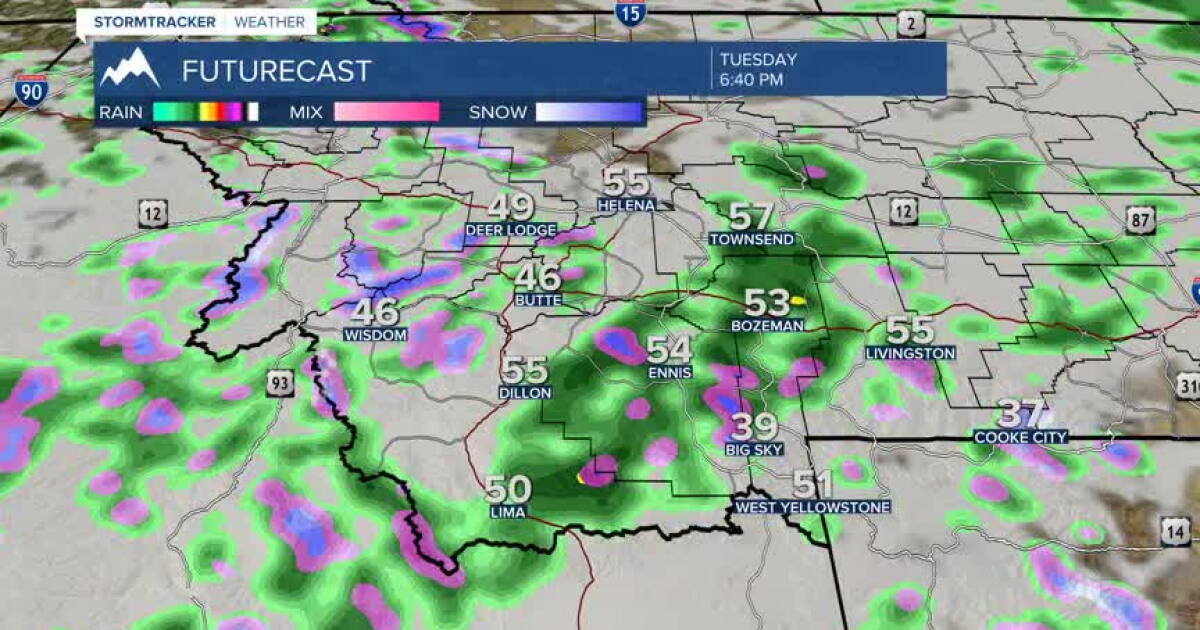 Another round of rain for Tuesday