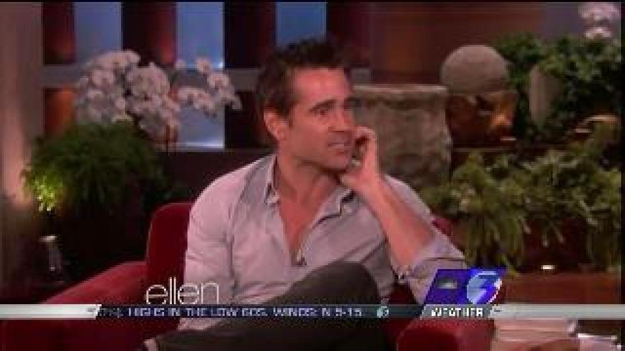 Colin Farrell is a special guest on Ellen today