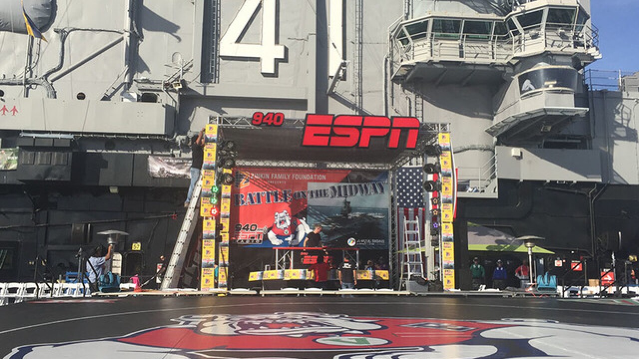 Battle on the Midway Fresno State faces Stanford in college wrestling