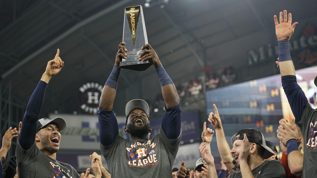 Astros 2017 World Series Champions Commemorative Trophy  Houston astros  baseball, Astros world series, Astros baseball