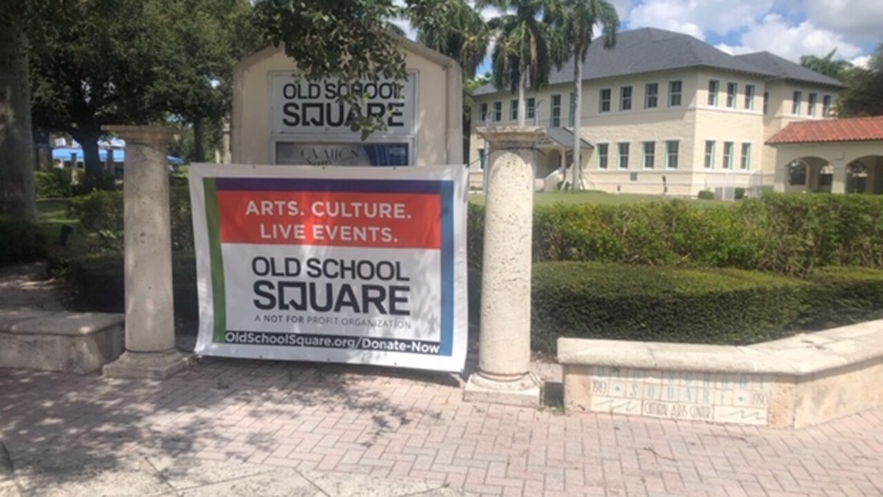 Old School Square in Delray Beach, Florida.