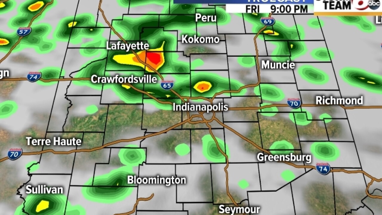 TIMELINE: When to expect rain
