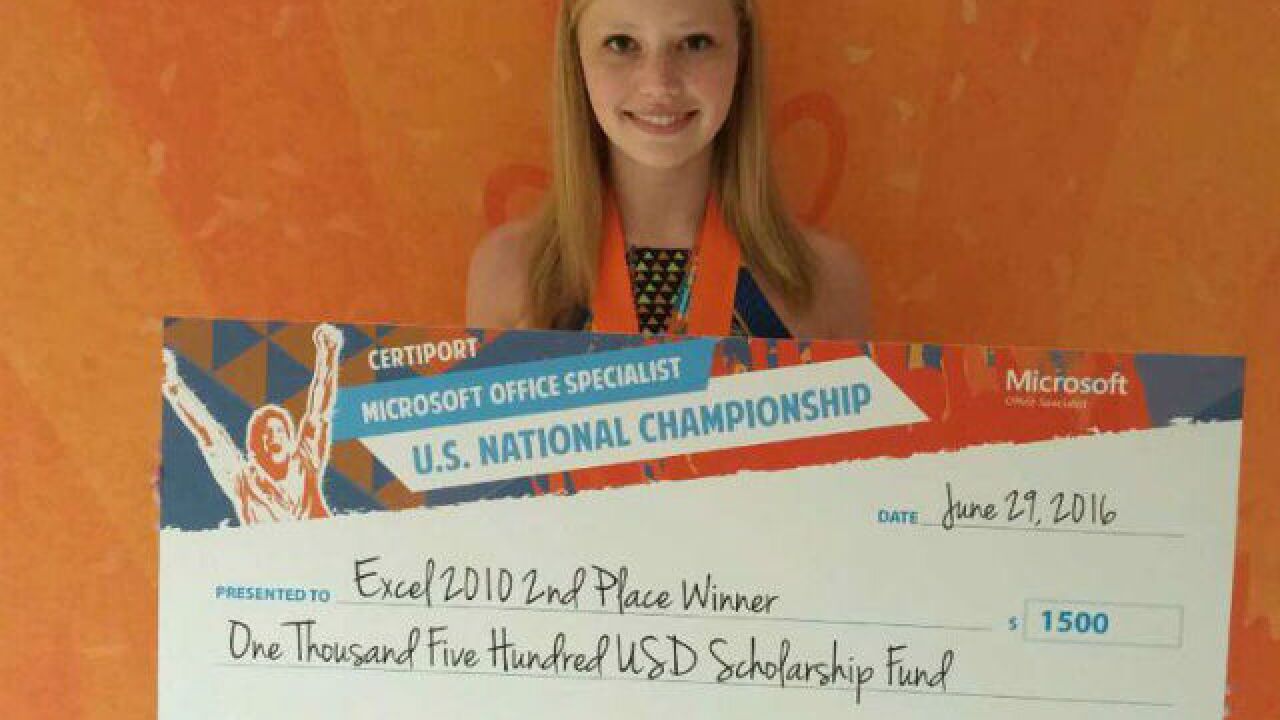 walton verona high school graduate erica sandlin excels in national