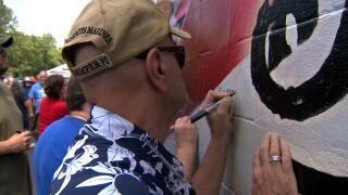 veteran mural