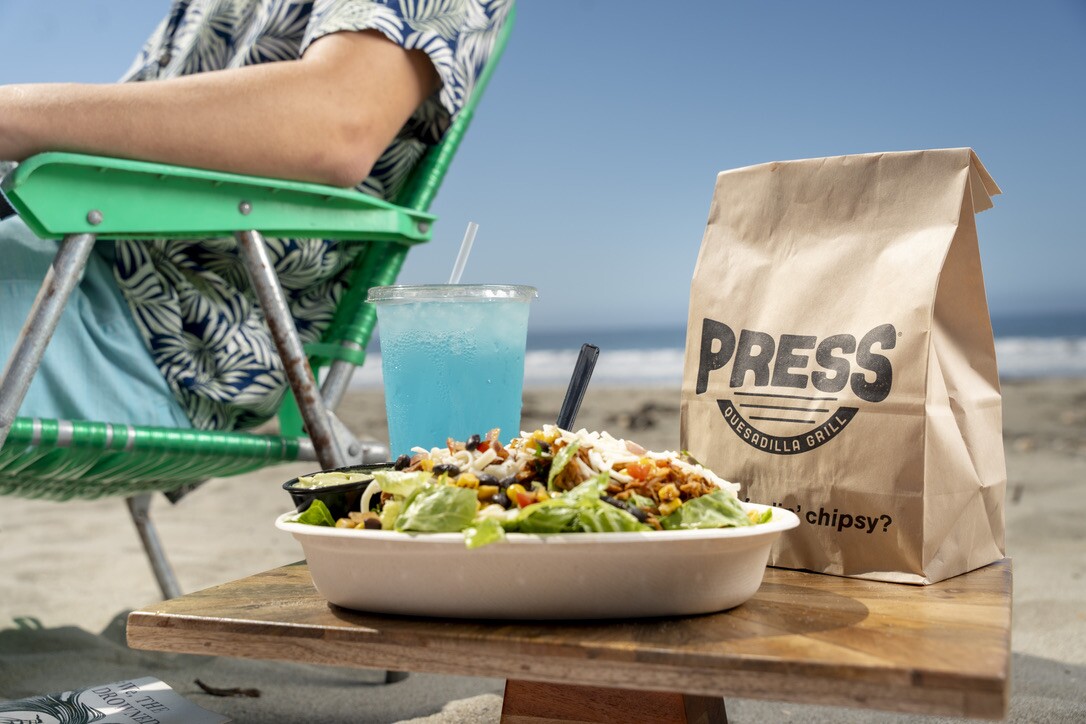 Press Quesadilla Grill Beach