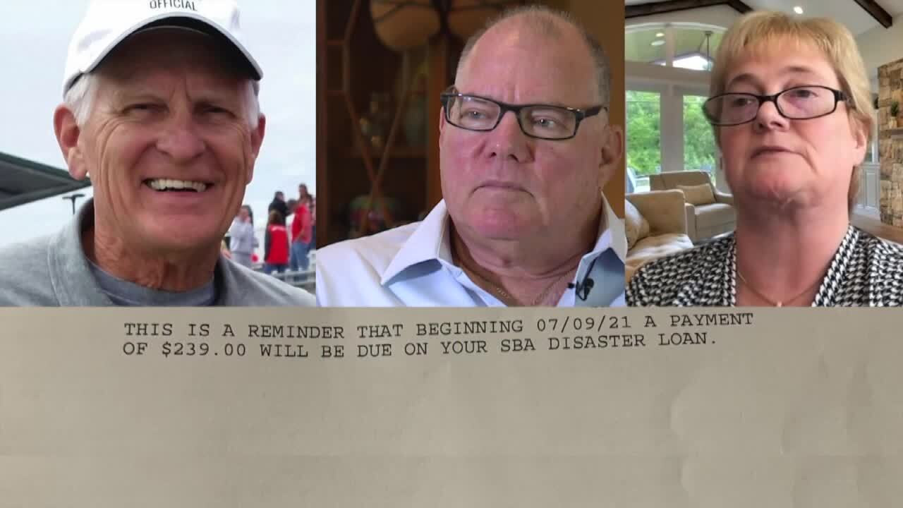 3 different identity theft victims of SBA loan