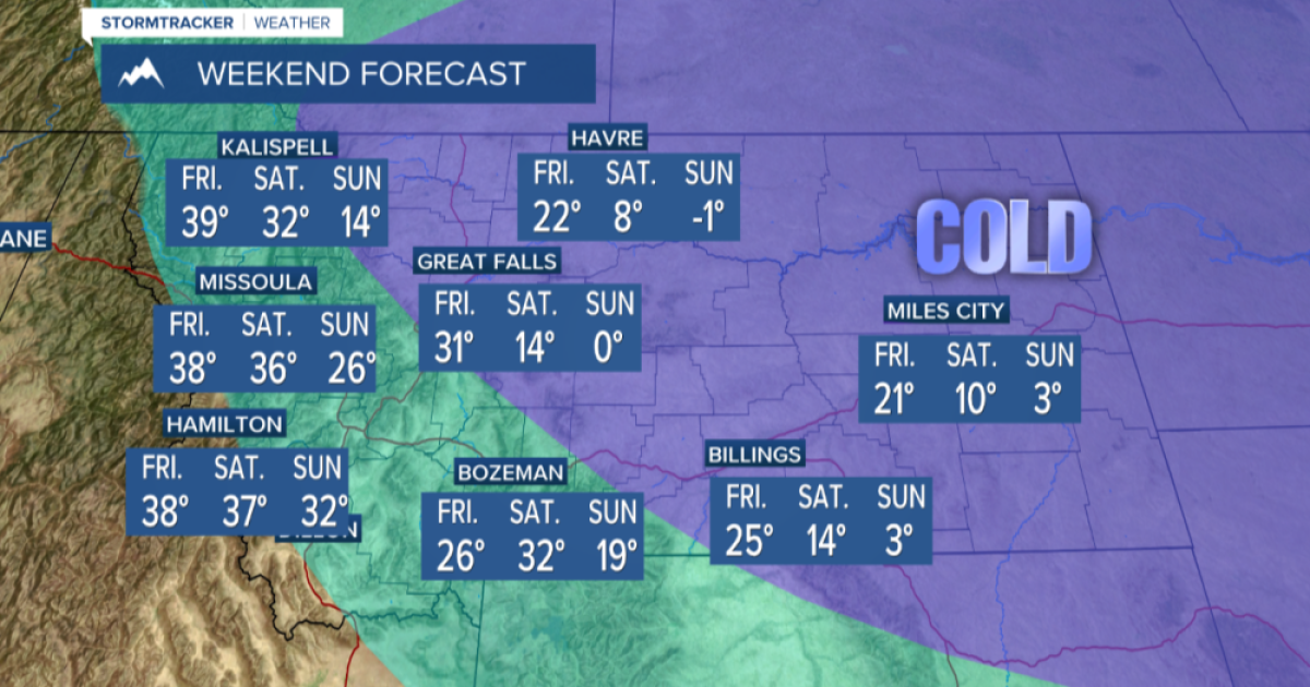 Weather Forecast: Snow and cold temperatures set up for the weekend