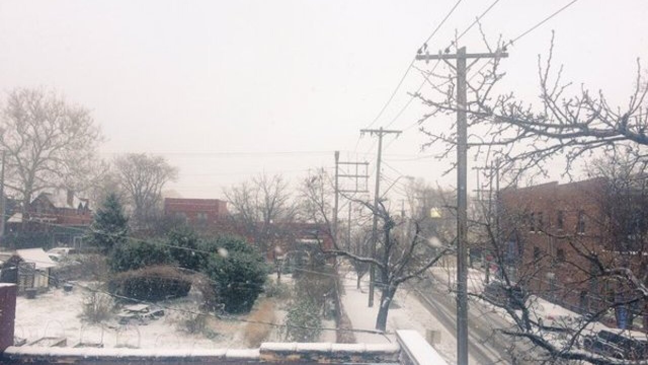 PHOTOS: First snow of 2015 arrives in metro KC