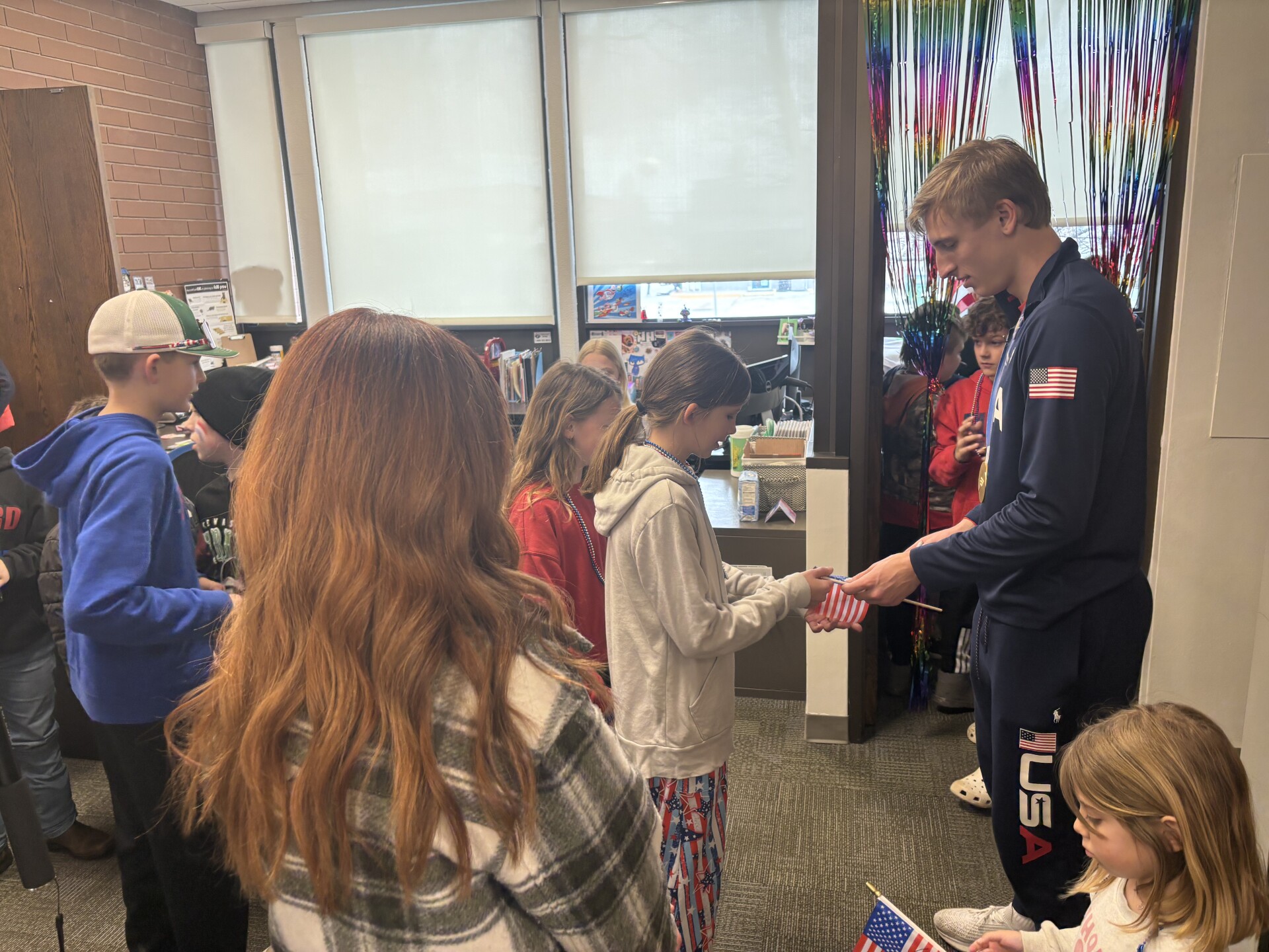 Kewaskum celebrates Olympic gold medalist speed skater with Jordan Stolz Day parade and Q&A session