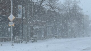 Downtown De Pere as seen on the afternoon of Sunday, March 15, 2026.