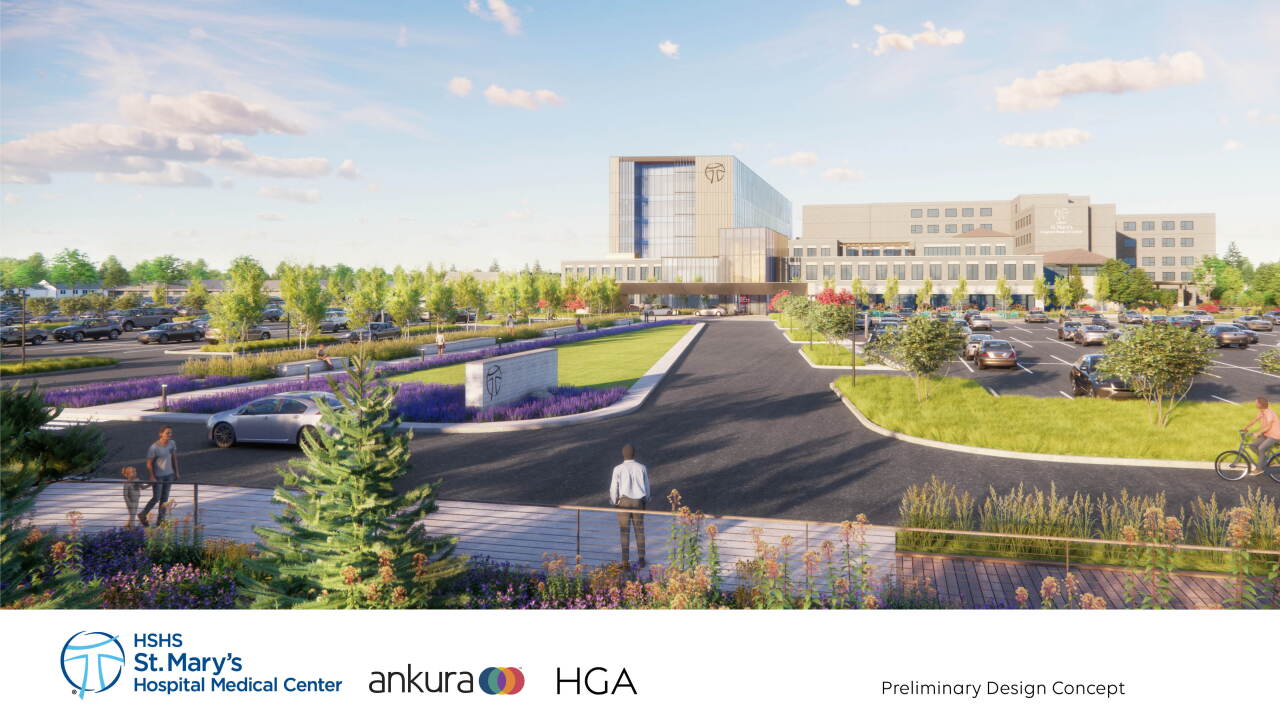 HSHS St. Mary's Hospital Medical Center Design Concept