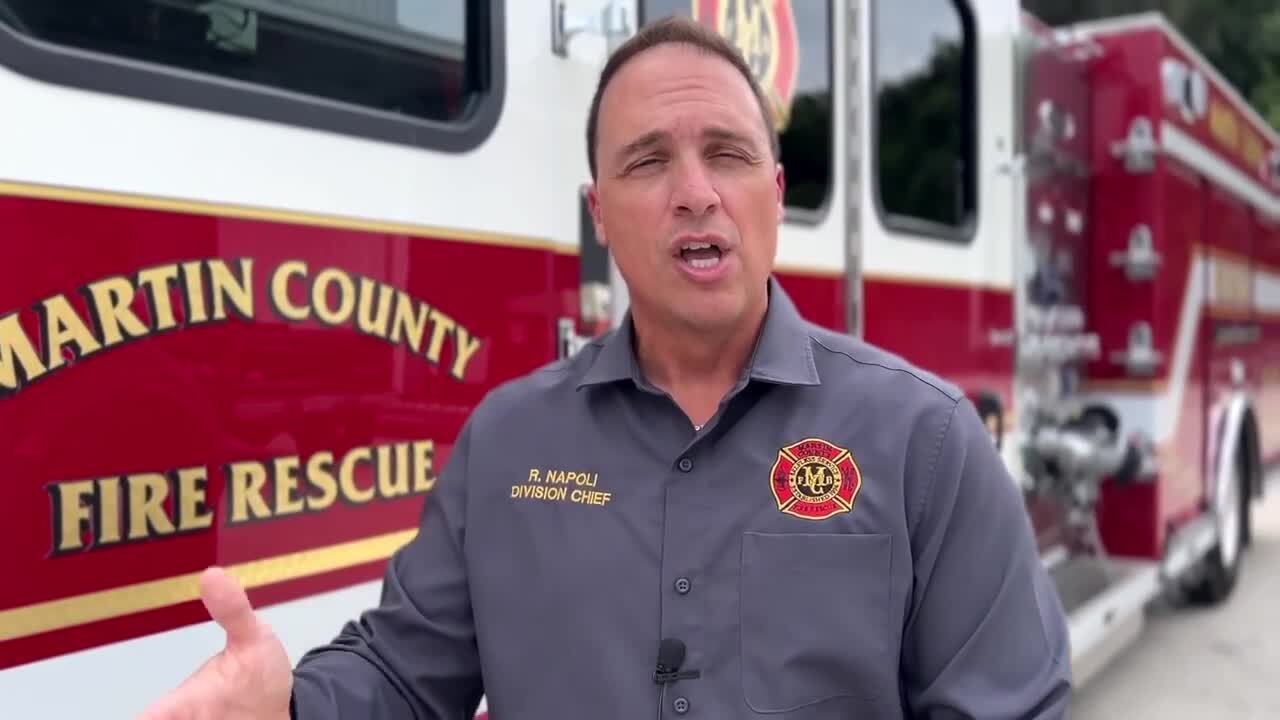 Rocco Napoli, the division chief of operations Rocco Napoli with Martin County Rescue, said a special Strike Team is prepared to head north. Aug. 30, 2023.