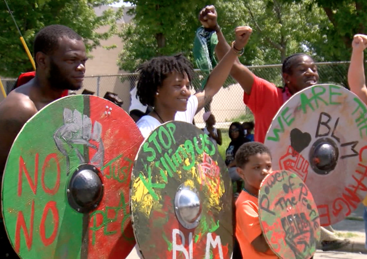 Mariah Smith, protesting in Summer 2020