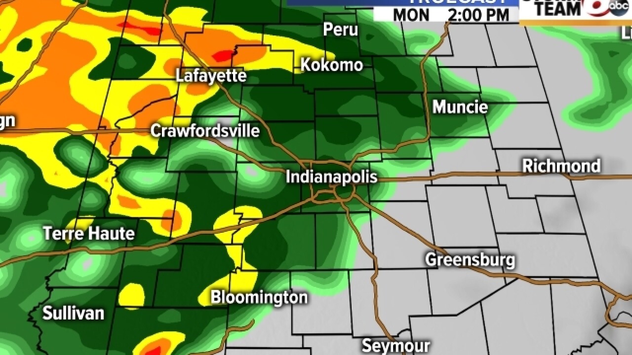 When to expect rain in your area