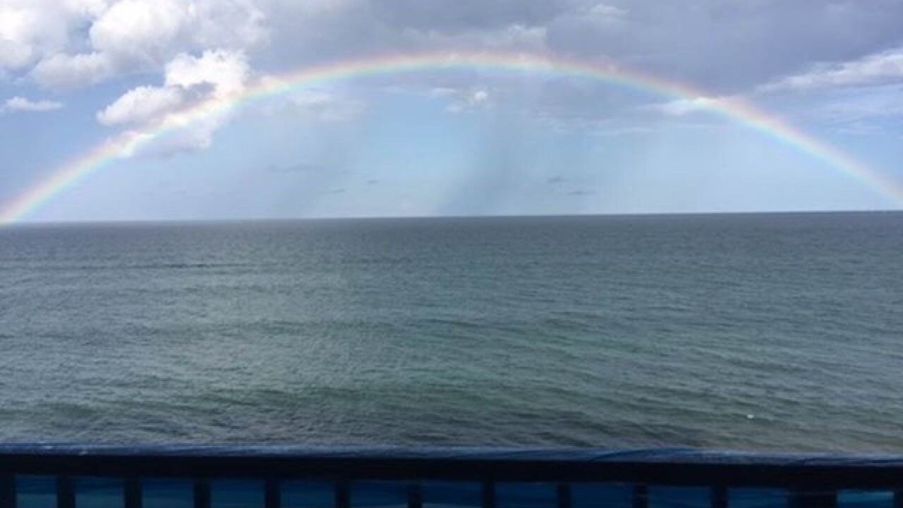 PHOTOS: Rainbow after the storm