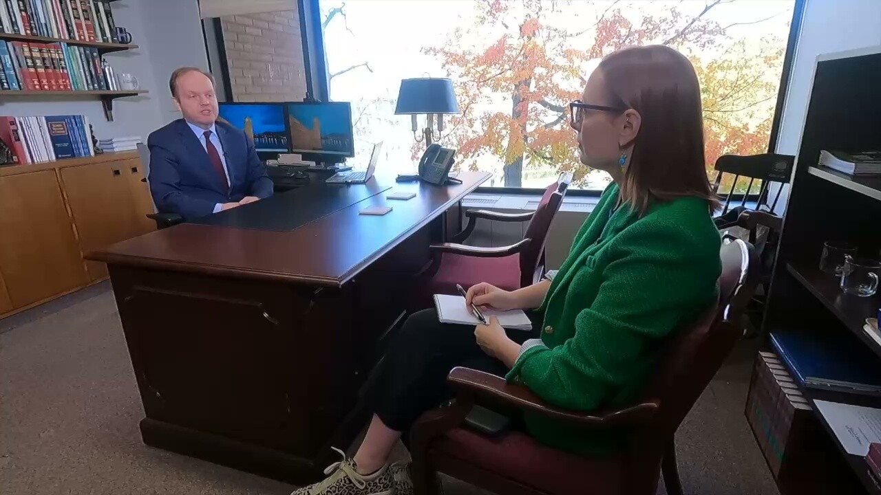 Case Western Reserve University law professor Eric Chaffee talks to News 5 reporter Michelle Jarboe about the risks of Cleveland City Council's decision to disregard terms of the city's stadium lease with the Browns.