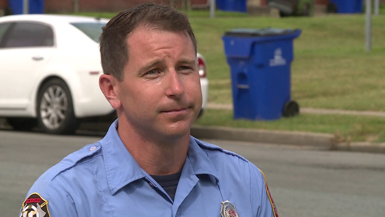 Richmond Firefighter Sean Riley