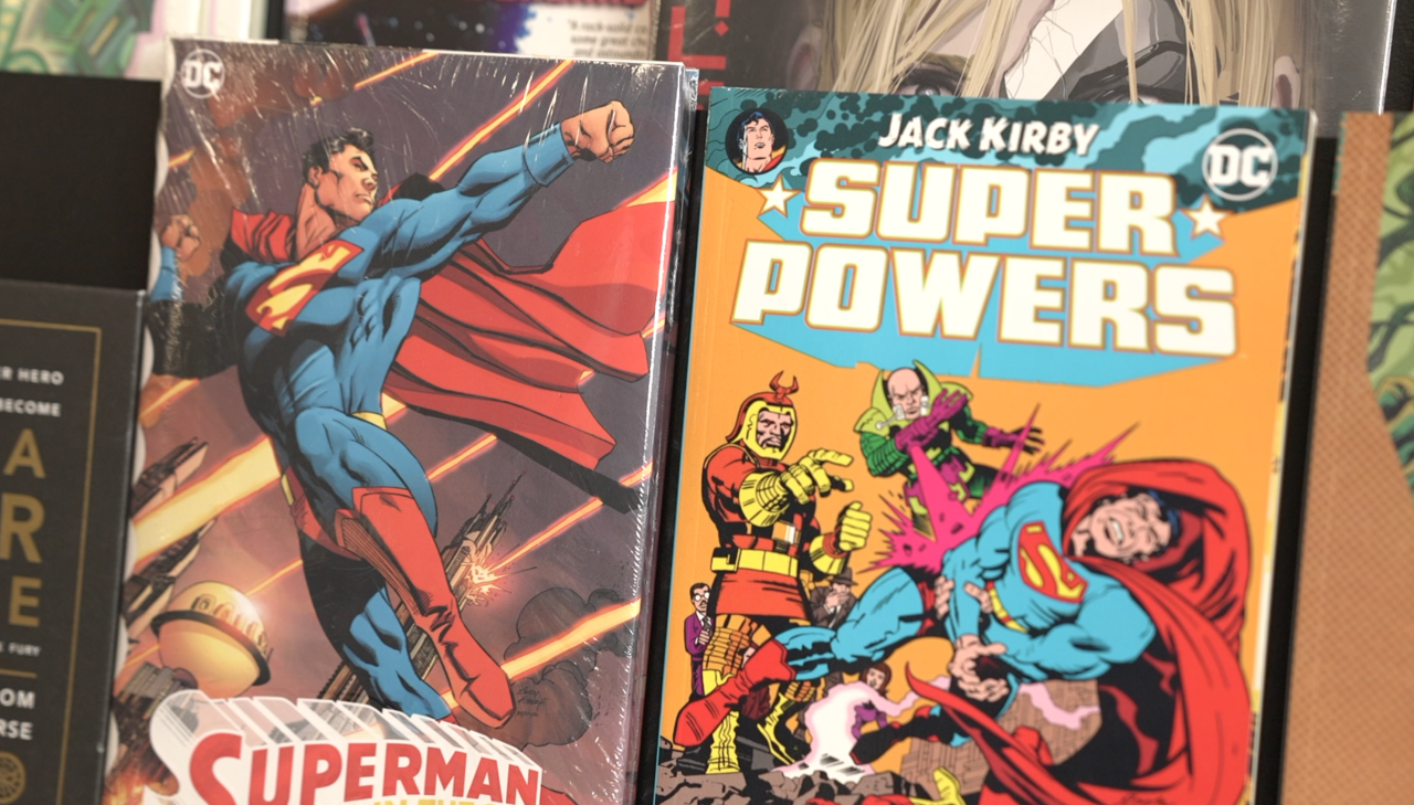 Comic books inside of Summit Comics and Games