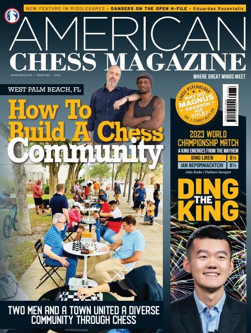 American Chess Magazine cover on West Palm Beach