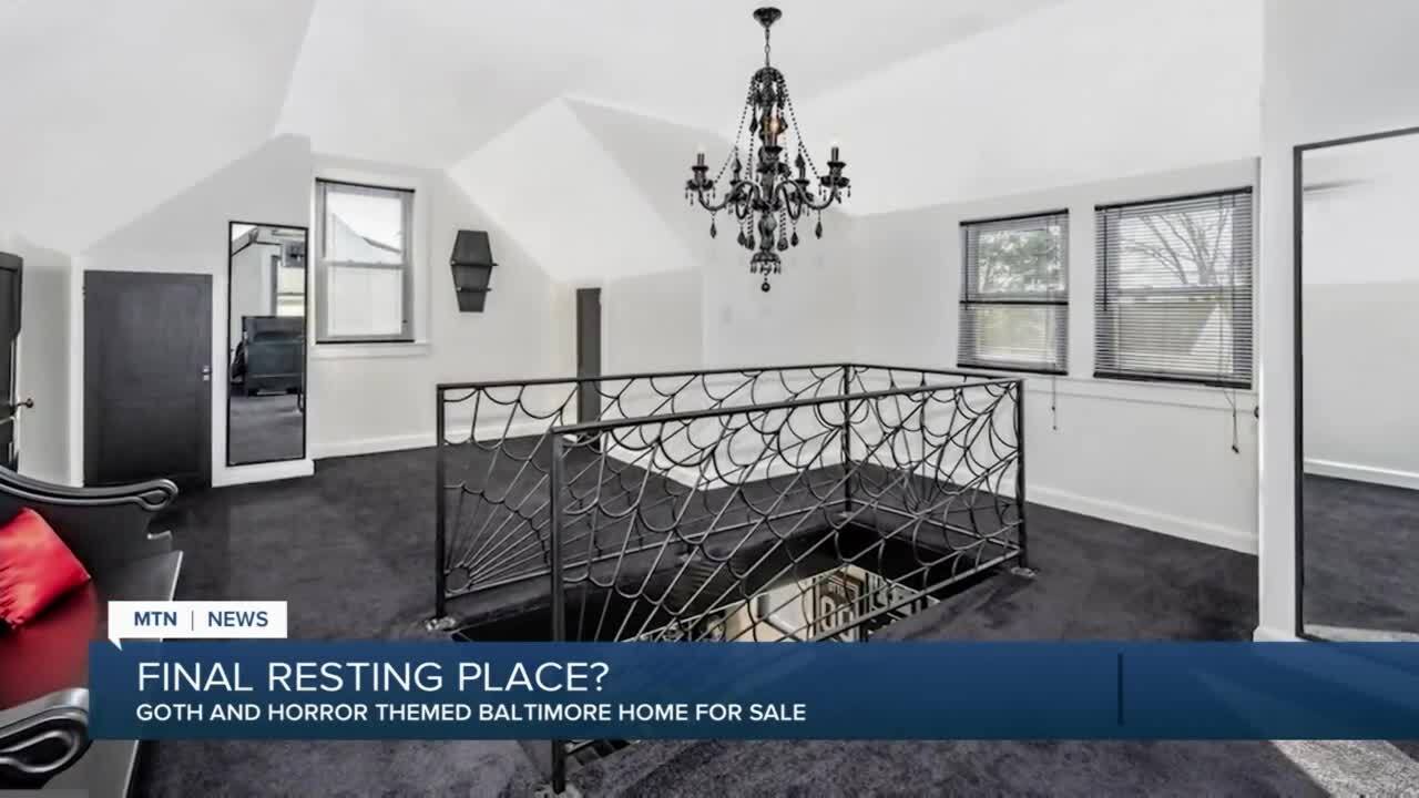 "Goth/horror"-themed house for sale