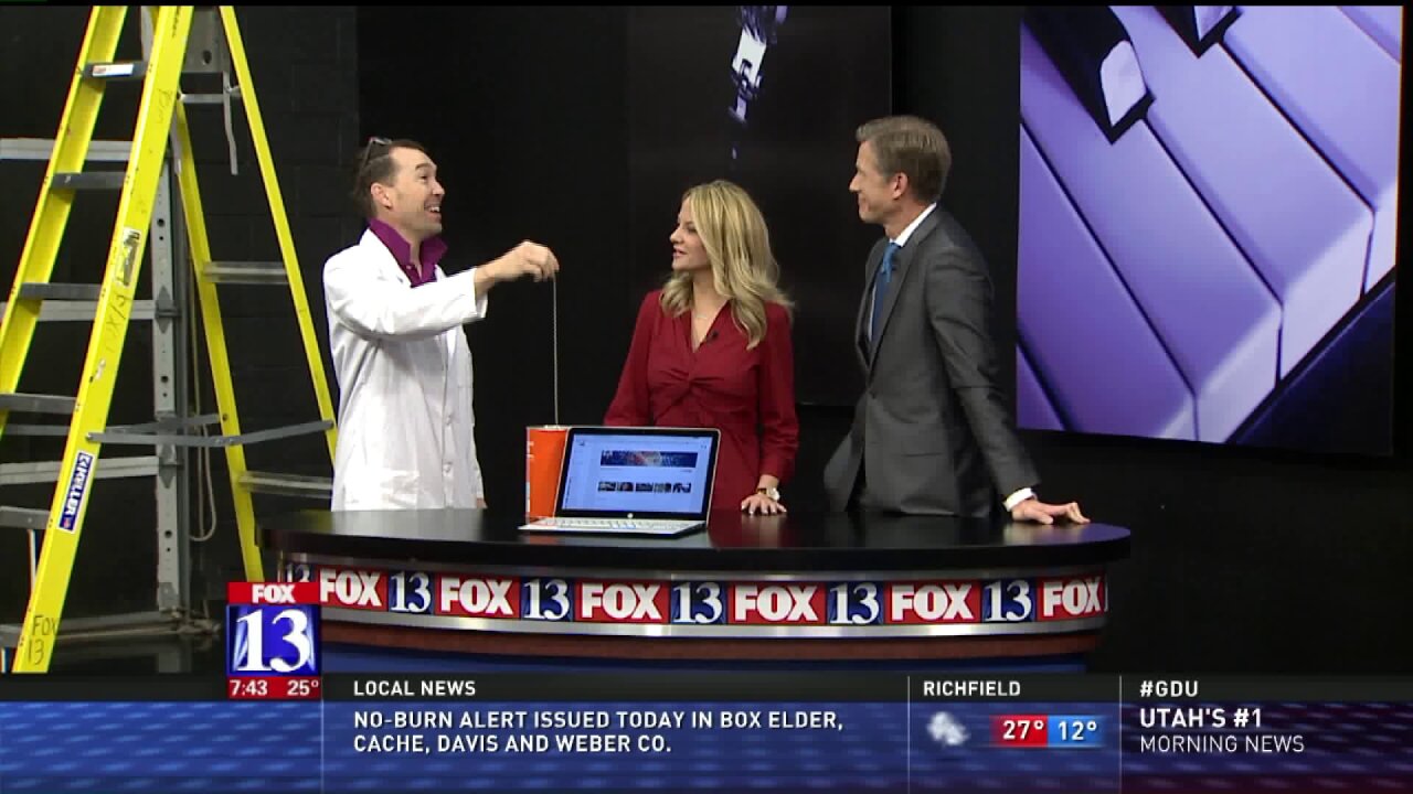 Spark Science defies gravity in Fox 13 studio