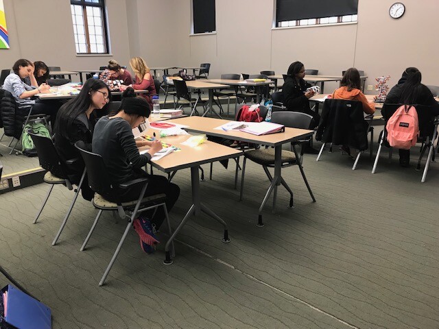 Students at Mount Mary Compass program