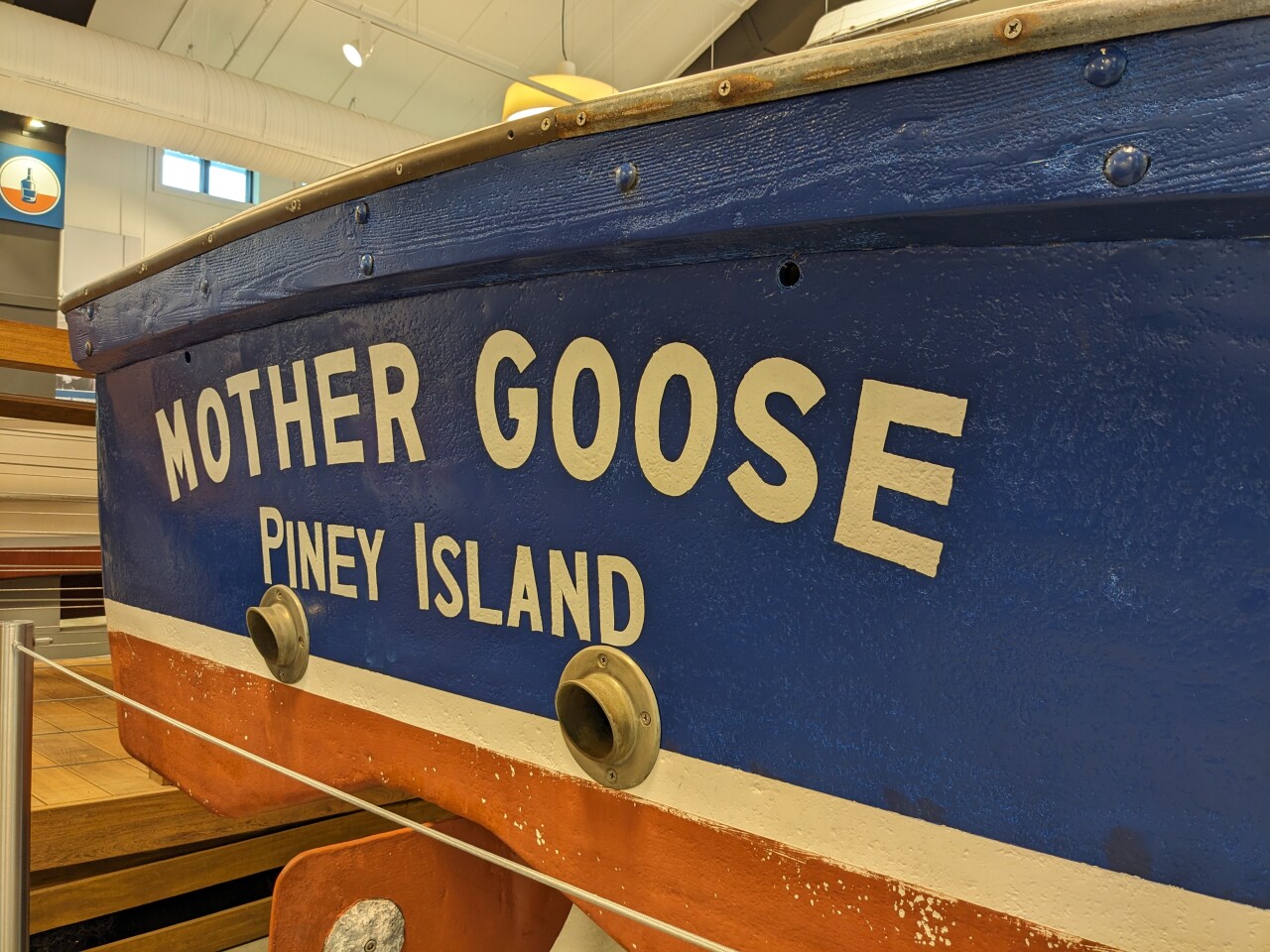Mother Goose boat stern