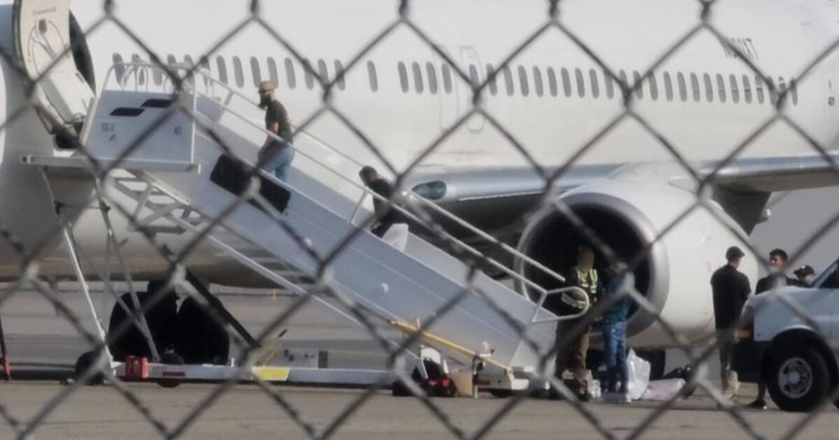 Video shows people in waist chains, cuffs departing Utah on possible ICE plane
