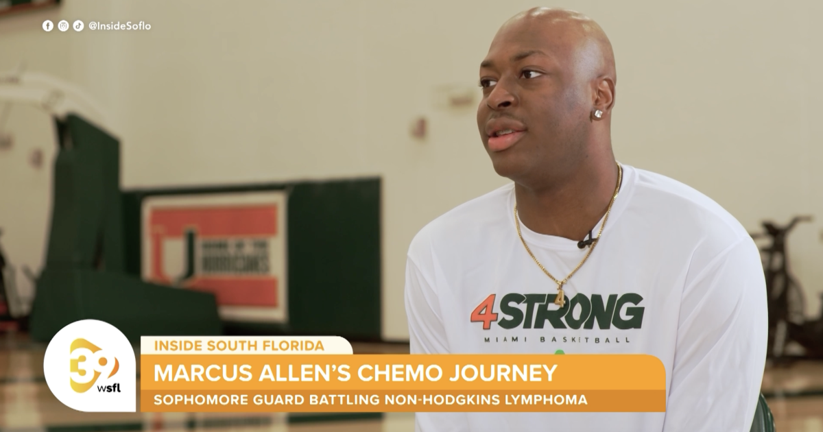 Miami Hurricanes sophomore Marcus Allen fights cancer with faith and the motto 'my team is fighting'