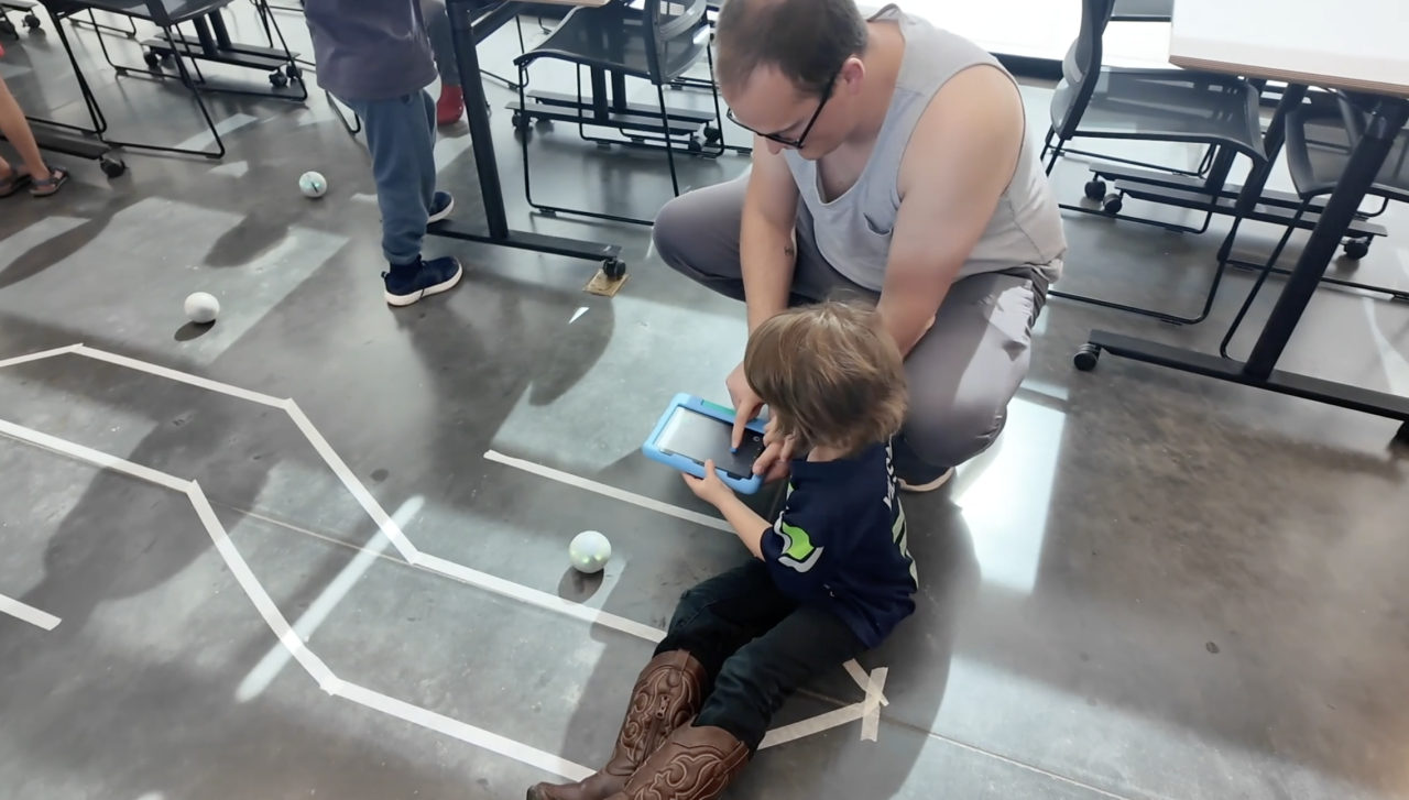 Kids explore robotics and microelectronics at Meridian STEAM Lab