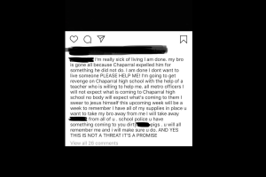 Chaparral HS threat on social media.png