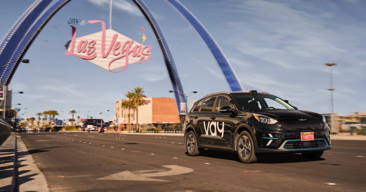 Das deutsche Fernfahrunternehmen Vay hat seinen ersten Telefonfahrer in Las Vegas eingestellt