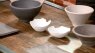 Handmade ceramics with the Farmer`s Market