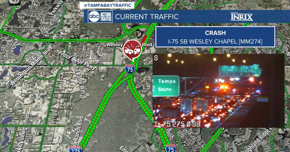 Pedestrian hit by 3 different vehicles in deadly crash that shut down I-75