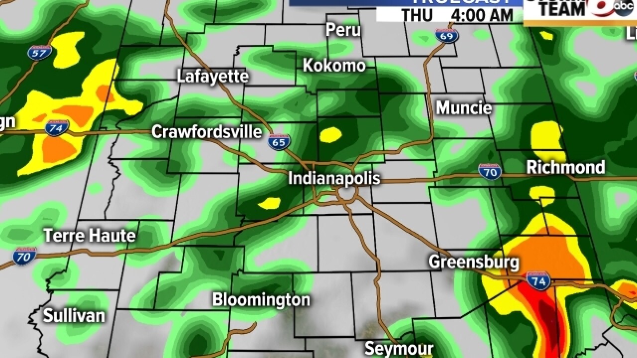 TIMELINE: When to expect rain