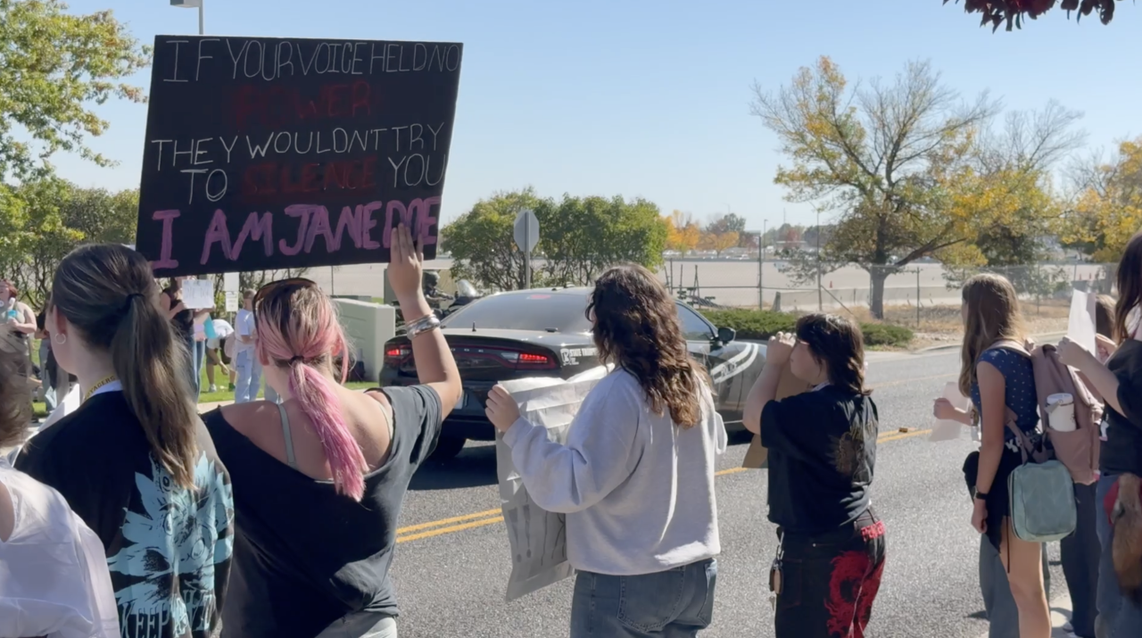 Students rally in Meridian over Cornell 7, Timberline cases