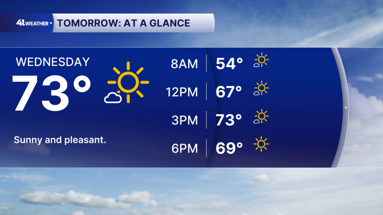 Wednesday Forecast