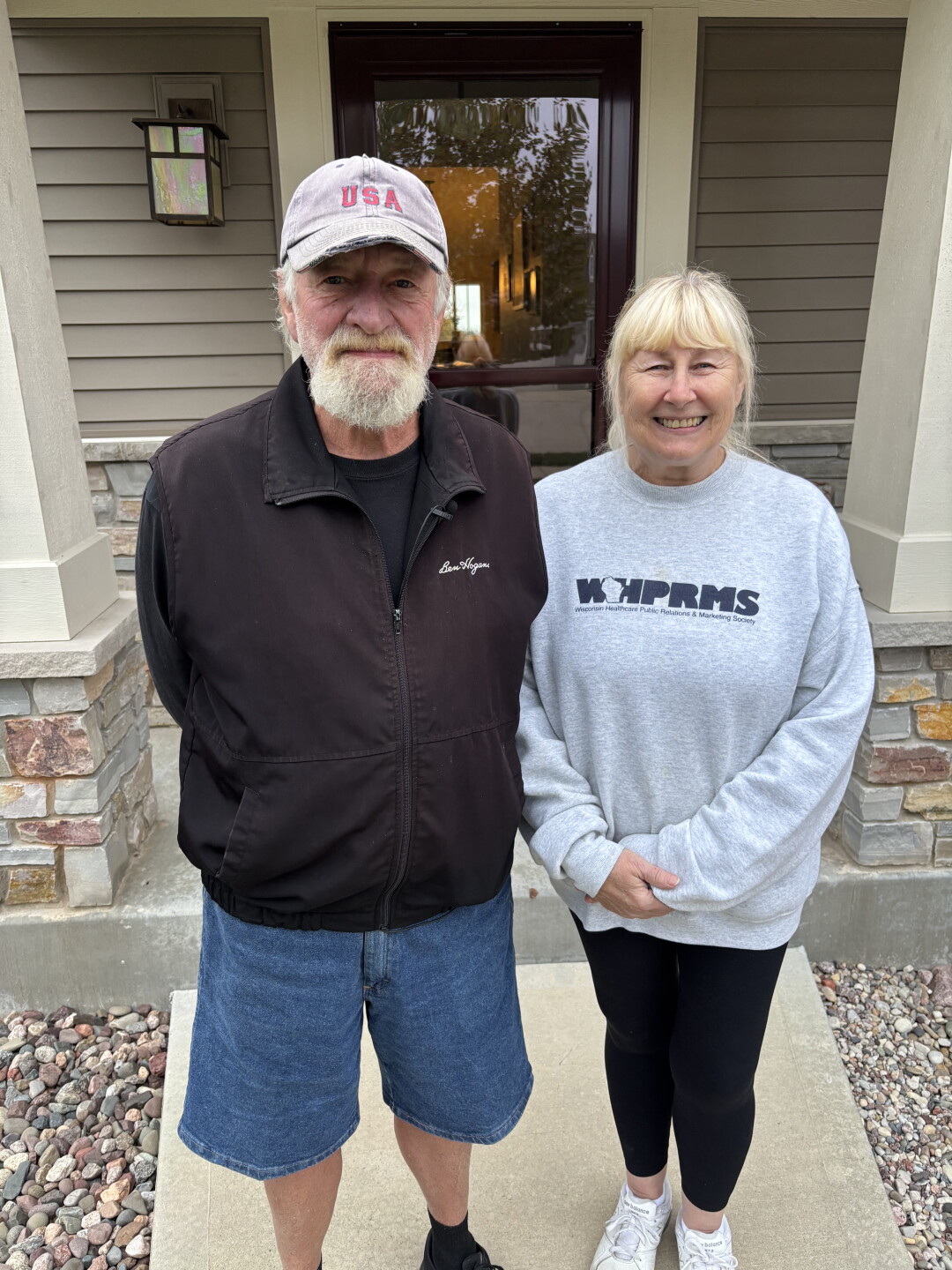 David and Ingrid Wallace live in West Bend next to proposed solar panel project