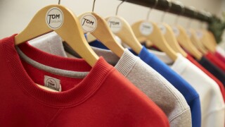 Merchandise in a Tom Cridland store