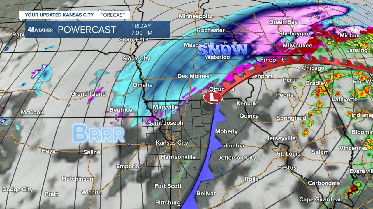 Surface Forecast 7 PM Friday